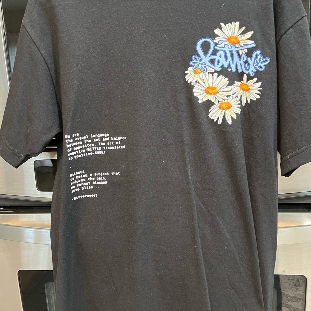 Bittersweet black t shirt size medium